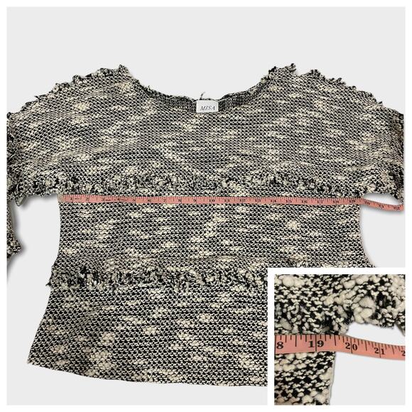 Misa Los Angeles Sofya Sweater - Black Multi - XS - Picture 6 of 13